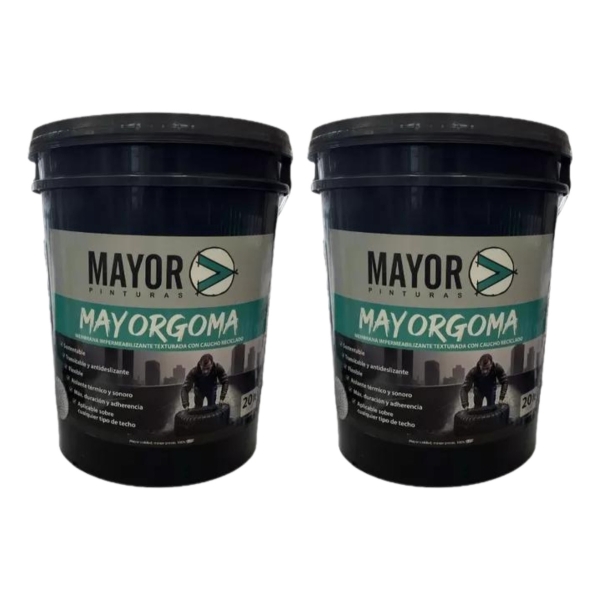 Membrana Mayor Goma 40l 40kg Impermeabilizante Techos