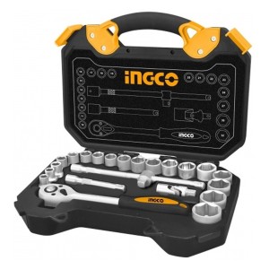 Juego Dados Tubo 25 Pzs Llave Crique 1/2 Metr. Hkts12251