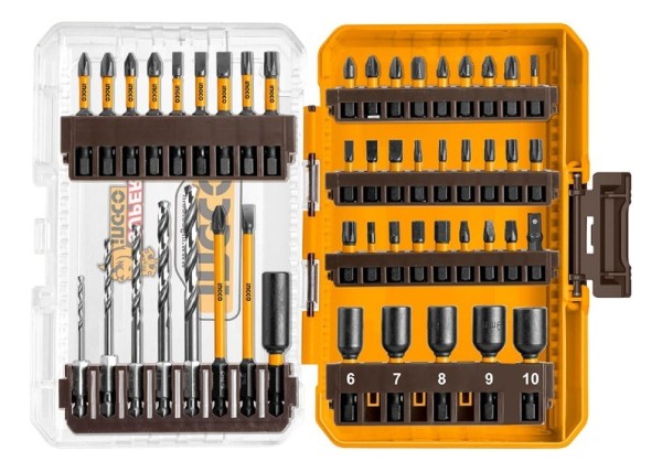 Set 49 Puntas Dados Y Mechas De Impacto Ingco Alta Duración - Imagen 4