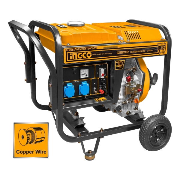 Generador Diesel 3.0 Kw Gde30001 Ingco - Imagen 2