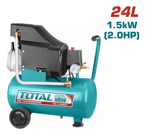Compresor 24l 2hp Total - Imagen 2