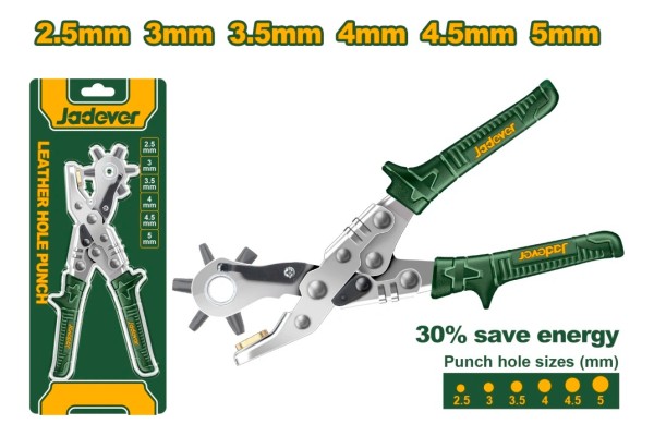 Pinza Ojalillo Sacabocado Jadever Jdlh1801 - Imagen 3