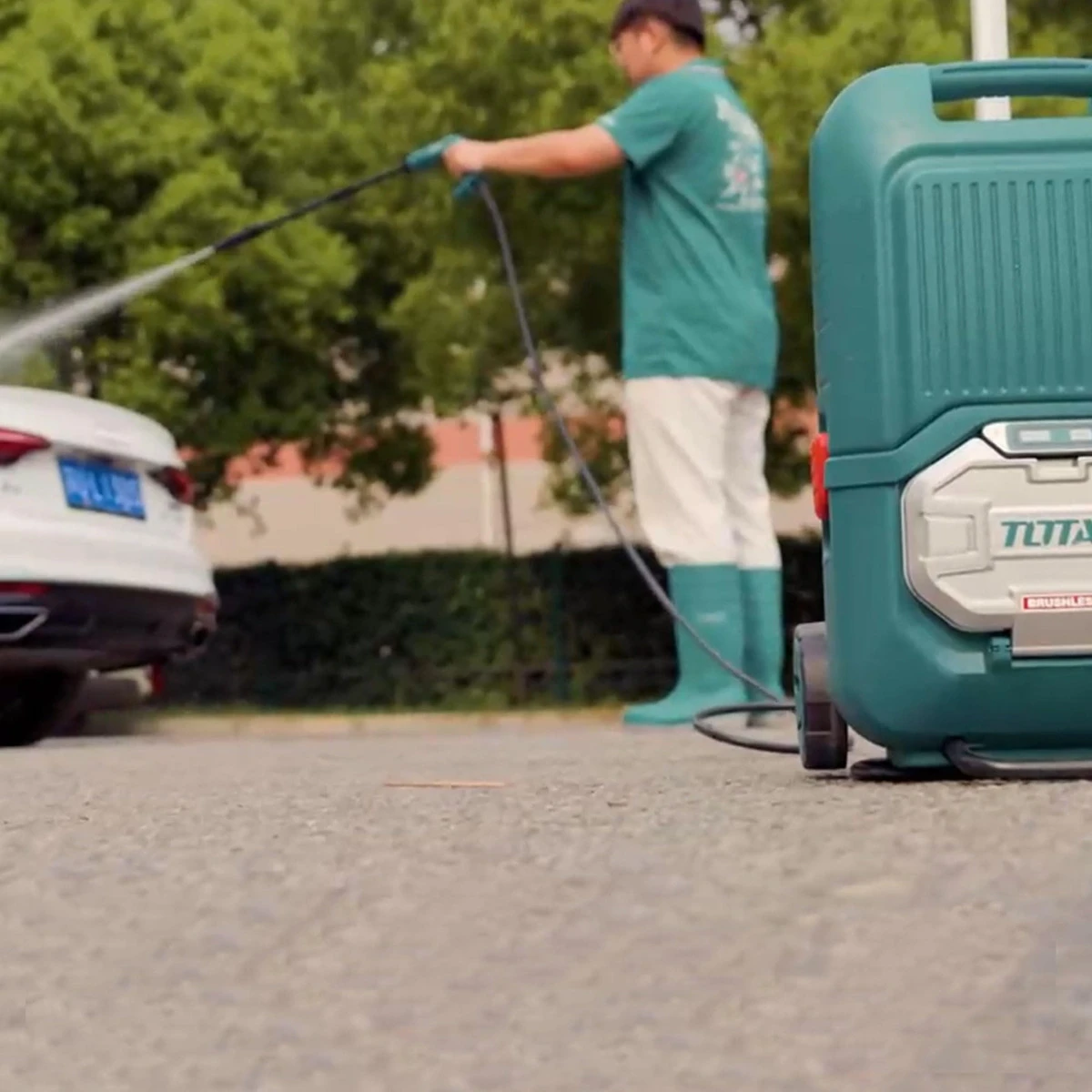 Hidrolavadora A Bateria 40v Total 80bar Motor Brushless - Imagen 3