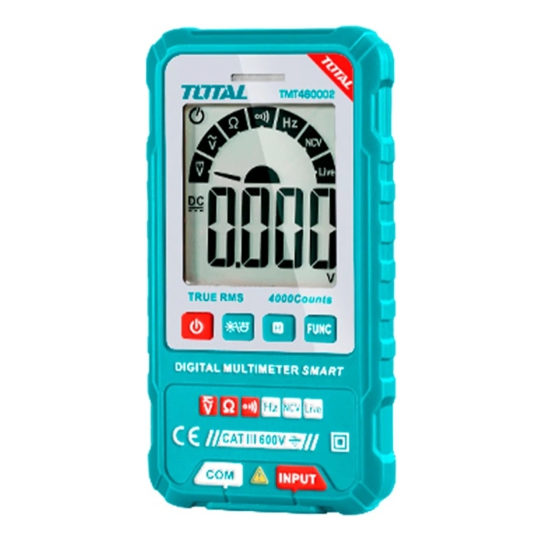 Multimetro Digital 600v Pantalla Lcd Total Tmt460002 - Imagen 3