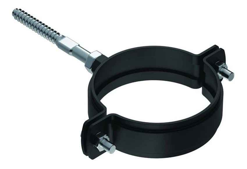 Grampa Abrazadera 80 Mm Para Estufa Calefactor A Pellet - Imagen 2
