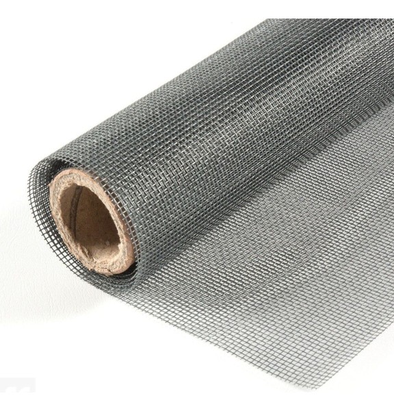 Tejido Malla Mosquitero De Fibra Negro 1m Ancho Por Metro - Imagen 2