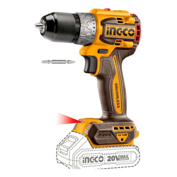 Kit Amoladora Taladro Sopladora Ingco 20v Sin Carbones - Imagen 4