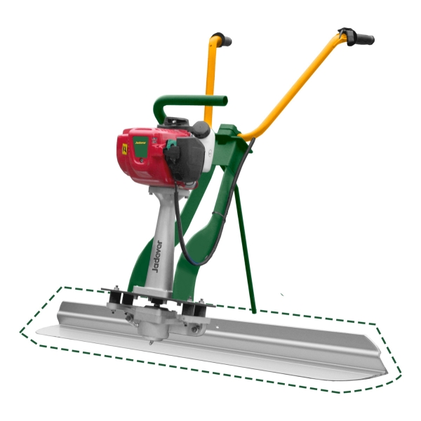 Regla Vibradora De Hormigon 1.2hp Jadever Sin Regla