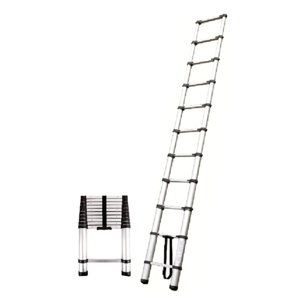 Escalera Aluminio Telescopica Plegable 14 Esc 4m Hasta 150kg - Imagen 3