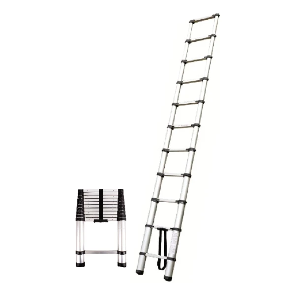 Escalera Aluminio Telescopica Plegable 14 Esc 4m Hasta 150kg - Imagen 3