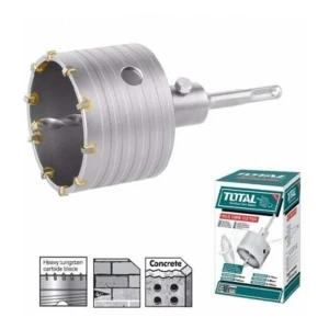 Mecha Copa Total 80mm Widia Sds Plus + Bastago 110 Mm