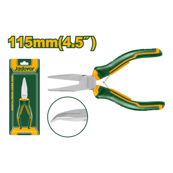 Mini Pinza Punta Larga 4.5 Pulgadas Curva Jdpl0955 - Imagen 2