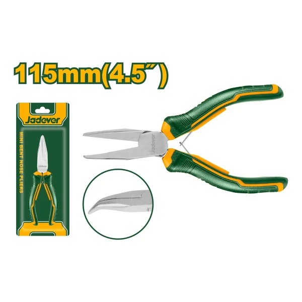 Mini Pinza Punta Larga 4.5 Pulgadas Curva Jdpl0955 - Imagen 2