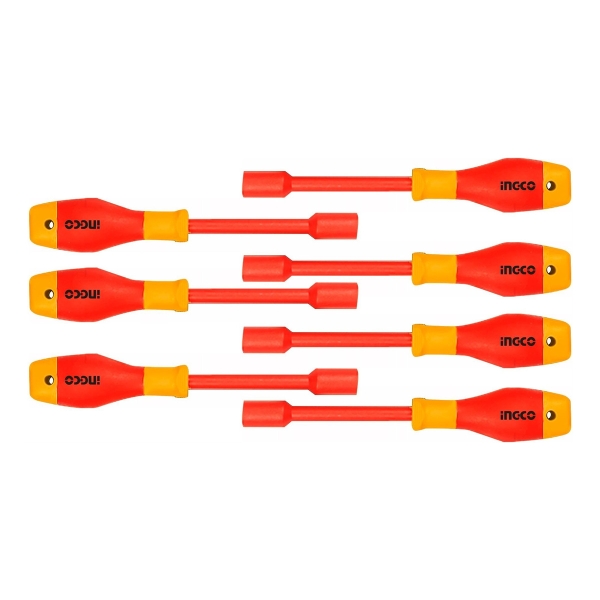 Set Aislado 7 Destornillador Punta Dado Ingco Hkisd0701 - Imagen 2