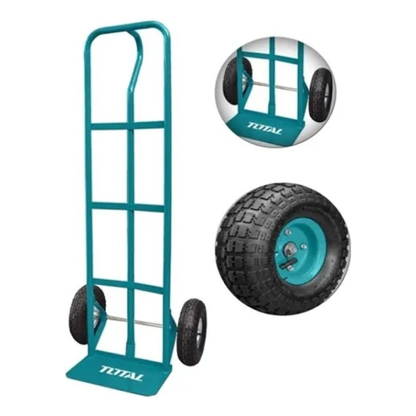 Carro Carga Rueda Inflable Neumatica 200kg Total Ththt20141 - Imagen 3