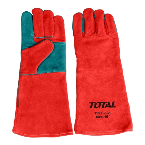 Guantes De Soldar Soldador 16'' Total Tsp15161 Elsue - Imagen 2