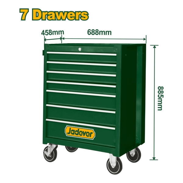 Gabinete Para Herramientas Móvil Jadever 7 Estantes - Imagen 3
