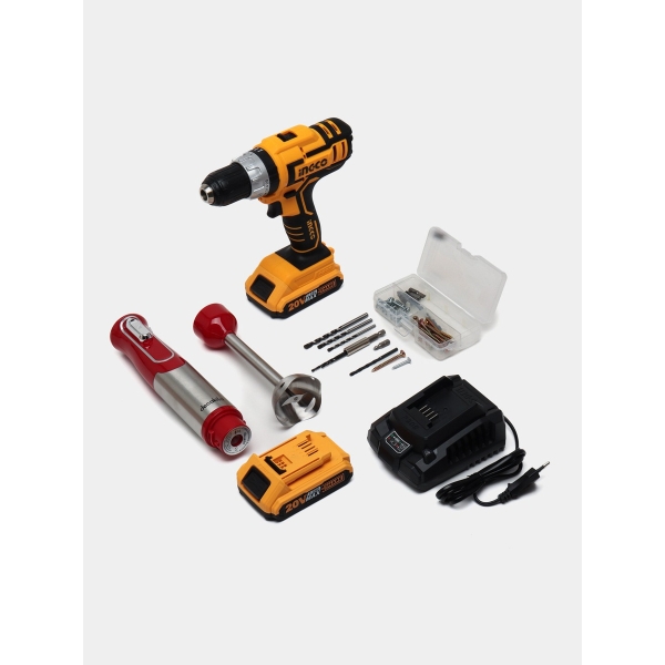 Super Combo Atornillador 20v Ingco + Mixer Decakila Cosli221 - Imagen 2