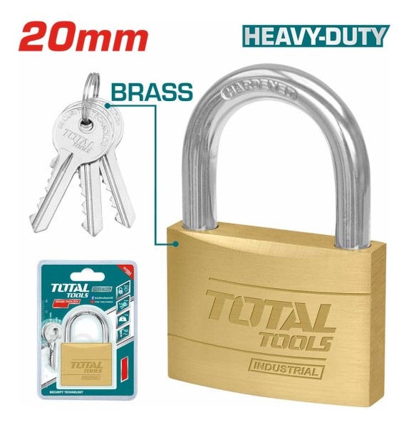 Candado Bronce 20mm Total Tlk32202 - Imagen 2