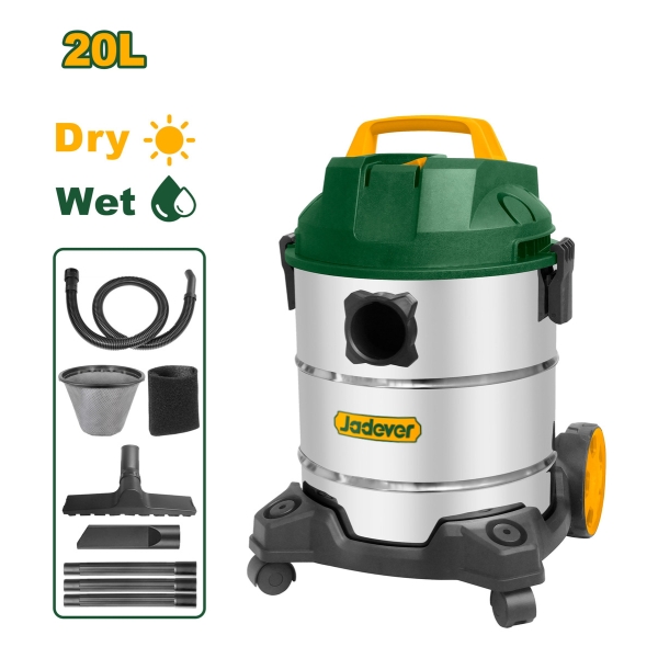 Aspiradora Seco Húmedo 1200w Tanque Metálico 30l Jadever - Imagen 2