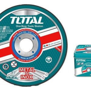 Set 100 Discos Corte Metal Total Amoladora 4.1/2'' 1mm
