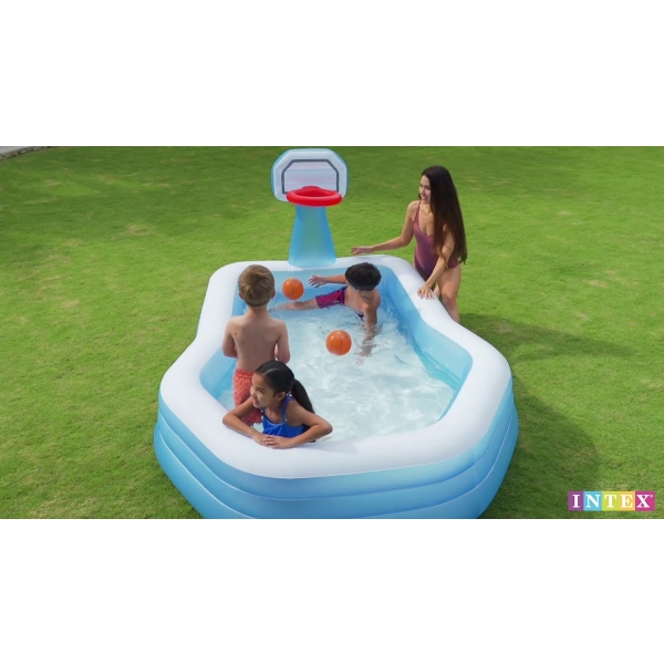 Piscina Infantil Intex Con Aro De Basquet Intex 57183 - Imagen 3