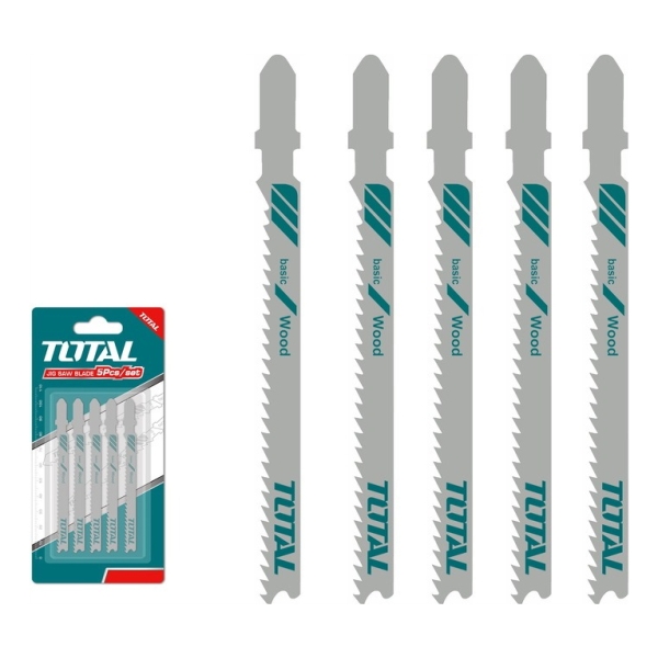 Set 5 Hojas P Sierra Caladora Tipo T Para Madera Tac51101b - Imagen 2