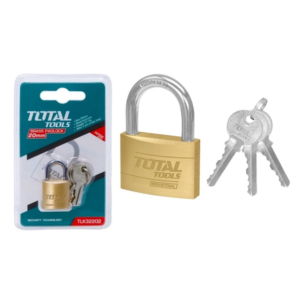 Candado Bronce 20mm Total Tlk32202