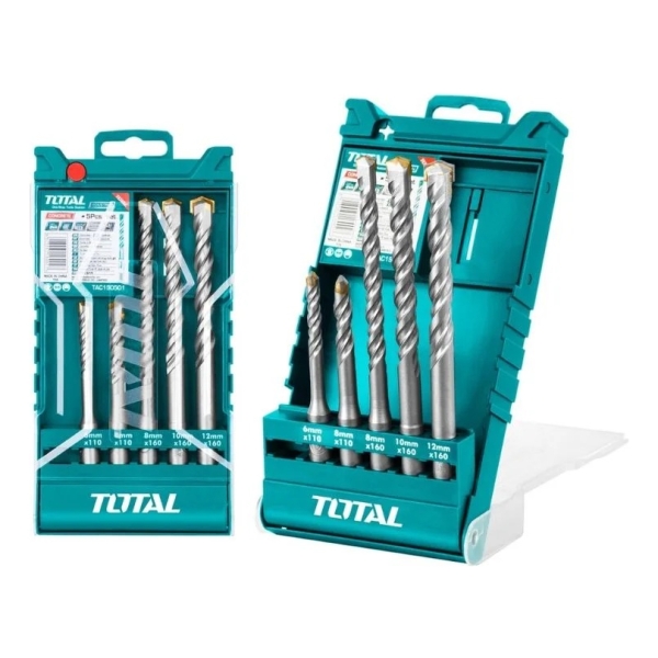 Juego De Mechas 5pcs Para Concreto Total Tac190501 - Imagen 2