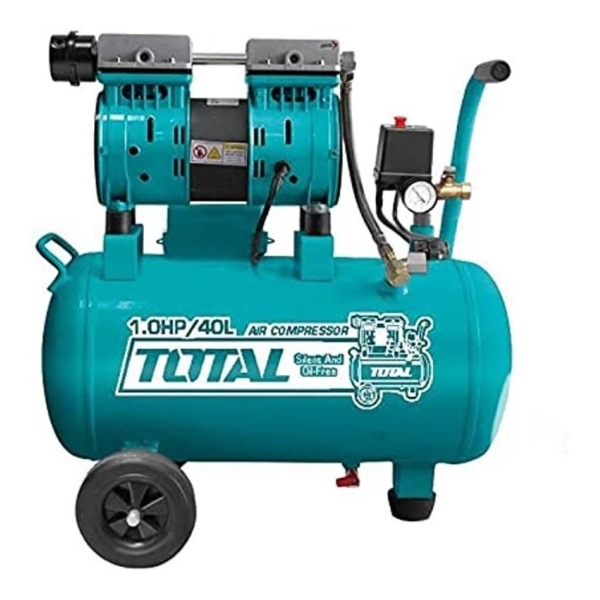 Compresor Aire 40lts Libre Aceite Total Tcs1075402 18 Meses