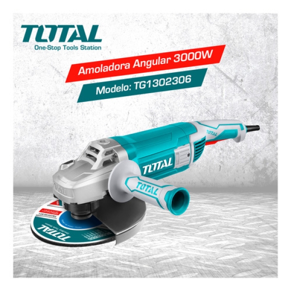 Amoladora Angular Industrial Total 3000w 9 230mm Tg1302306 - Imagen 4