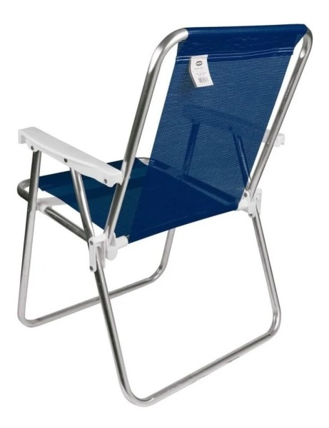 Silla Alta Sannet Aluminio Plegable Mor Hasta 120kg 2238 - Imagen 2