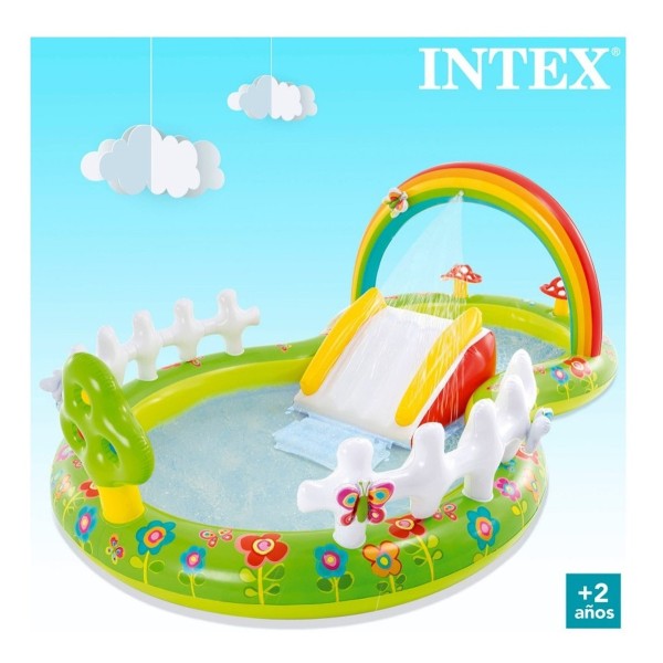 Piscina Inflable Centro De Juegos Con Rociador Intex 57154 - Imagen 4