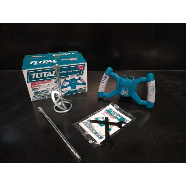 Mezclador Inalámbrico Total 20v, Batidor De Pintura Y Mezcla - Imagen 4