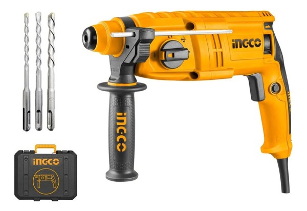 Rotomartillo Ingco 650w 0-1500rpm 1.7 Joule Rgh6528 C/maleta