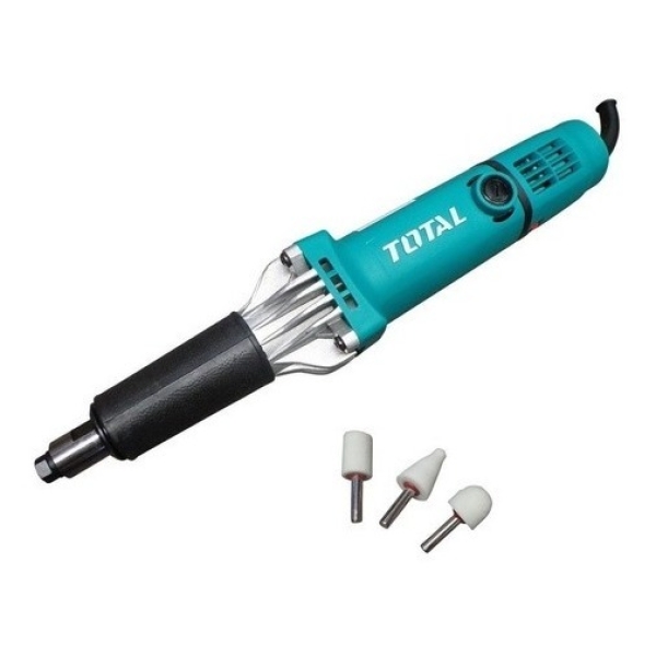 Amoladora Recta 400w 6mm 26000rpm Total Tg504062 + 3 Piedras