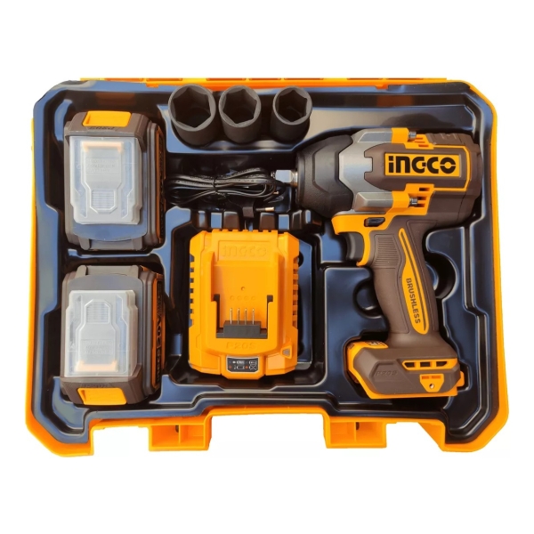 Llave De Impacto Inalámbrica 1/2 20v 850 Nm Ciwli2085 Ingco - Imagen 2