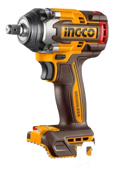Llave De Impacto Ingco 20v, 500nm, S/bateria S/ Cargador