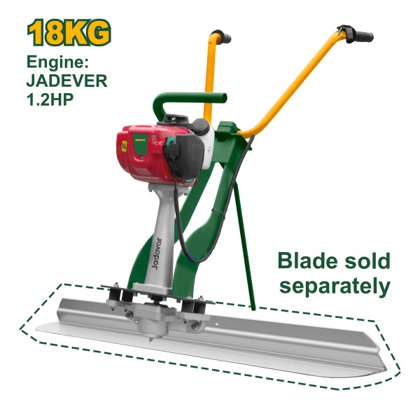 Regla Vibradora De Hormigon 1.2hp Jadever Sin Regla - Imagen 2