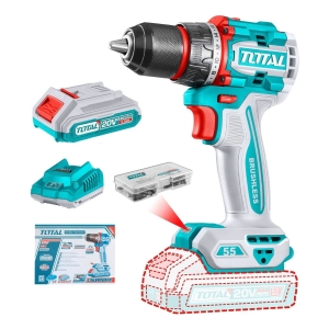 Taladro Atornillador 55nm Bateria 20v Total Tdli205582