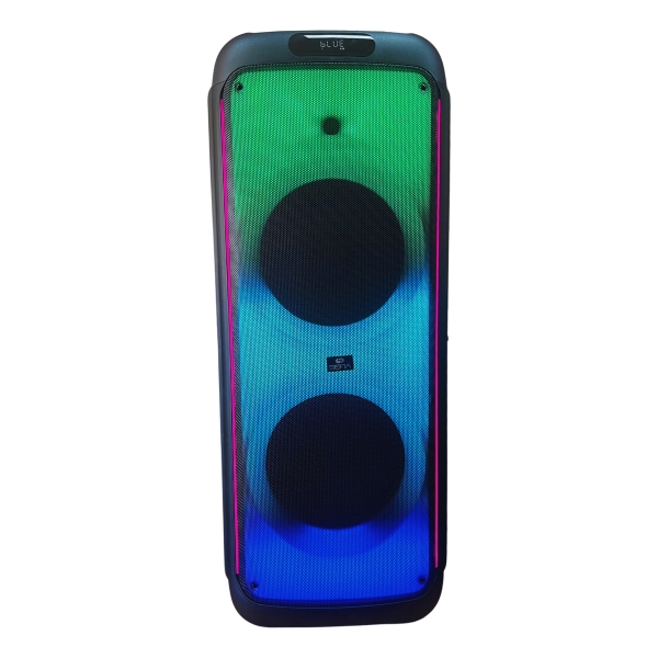 Torre Audio Parlante Fm Usb Mic Litio 8000 Pwpo Karaoke 2x12