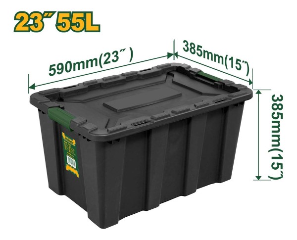 Contenedor / Caja Plastico Apilable 55l Jadever Jdtb3355 - Imagen 2