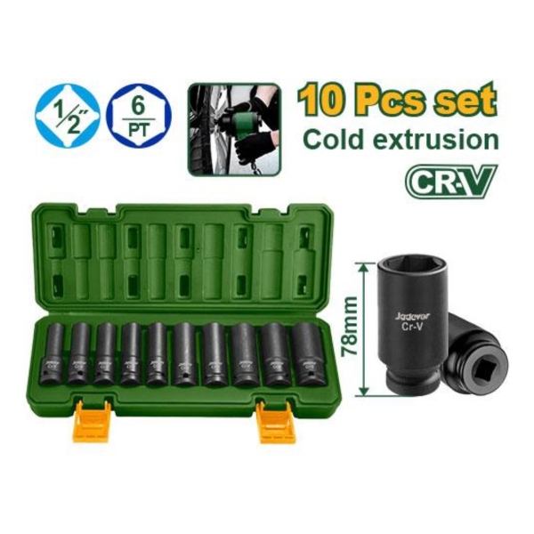Set 10 Dados De Impacto Profundo Jadever Jdms2d02 - Imagen 3