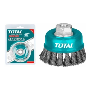 Cepillo De Alambre Trenzado Total - Para Amoladora - 75mm