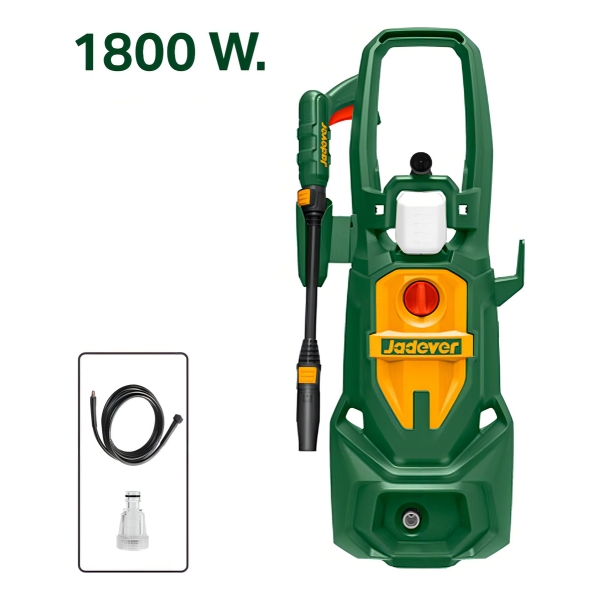 Hidrolavadora Alta Presión 1800w 130bar Jadever 1885 Psi - Imagen 2