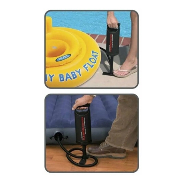Inflador Manual Intex 68614 36cm Inflables Colchones Quick 2 - Imagen 2