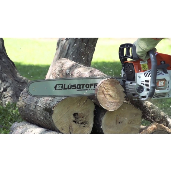 Motosierra Nafta 2t 52cc 20puLG 2.5hp Lusqtoff + Set Afilado - Imagen 3