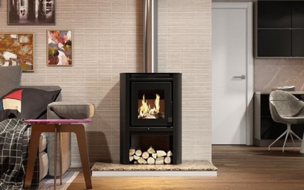 Estufa Calefactor A Leña Metavila 78m2 9kw Doble Combustion - Imagen 4