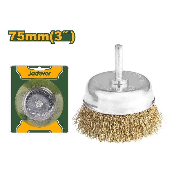 Cepillo Copa P Taladro 75mm Jadever Jdce3401 - Imagen 2