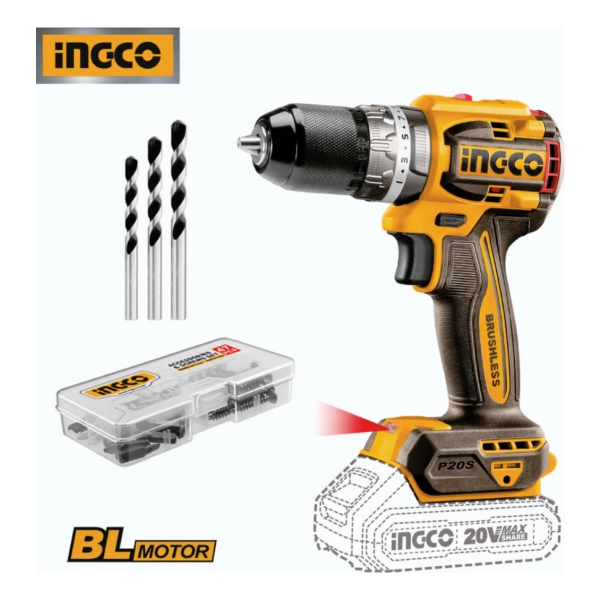 Kit Atornillador + Amoladora Sin Carbones Con Bateria Ingco - Imagen 4